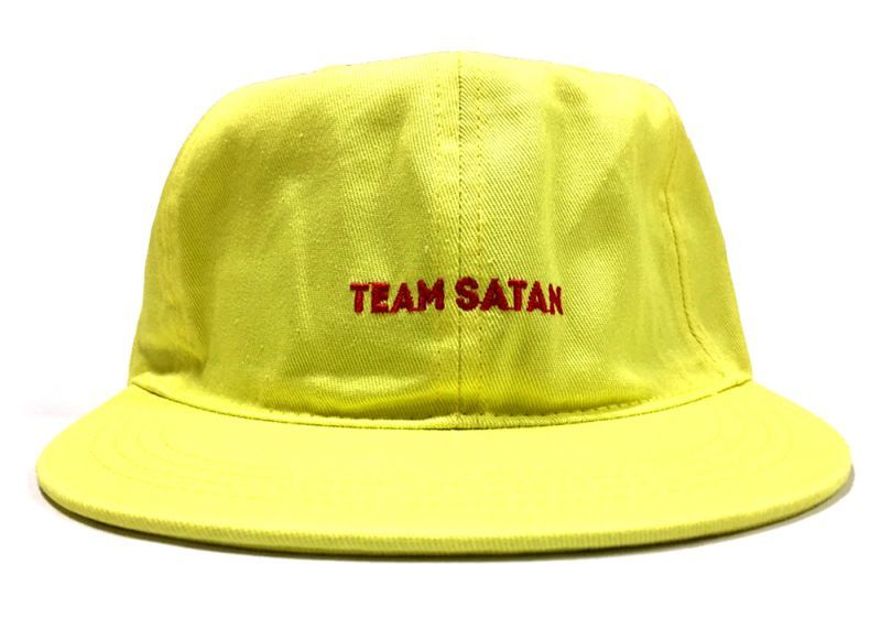画像1: TEAM SATAN SKATE BOARDING STRAPBACK CAP (1)