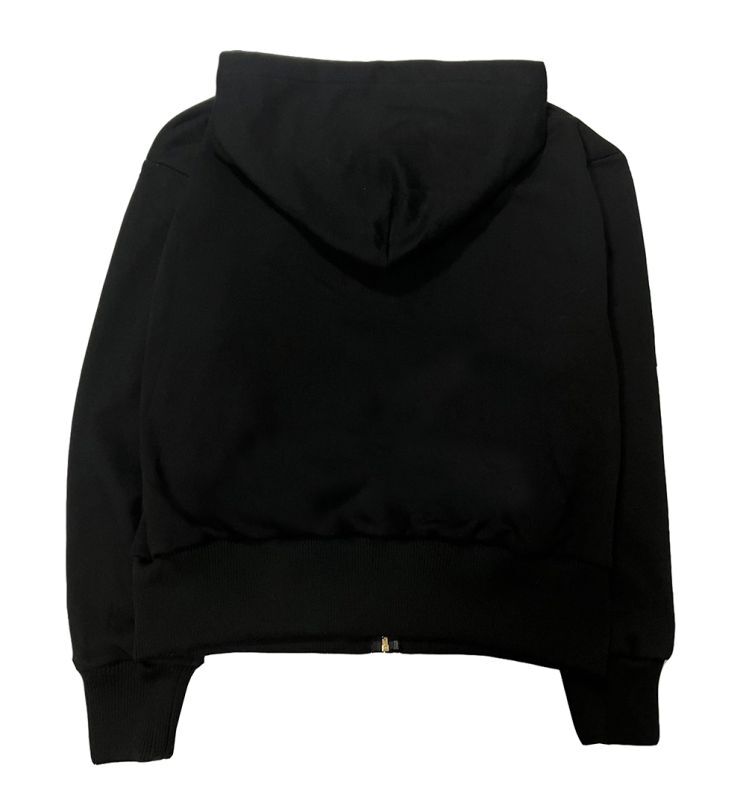 LONER LN PLUSH ZIP HOODIE BLACK｜メンズ